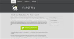 Desktop Screenshot of fixpstfile.net